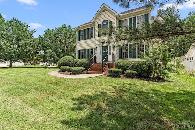 3321 Ceres Rd, Henrico, VA 23294 - view of front facade with a front yard