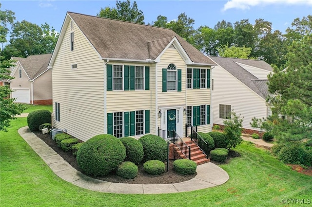 3321 Ceres Rd, Henrico, VA 23294 - view of front of house with a front yard and a shingled roof