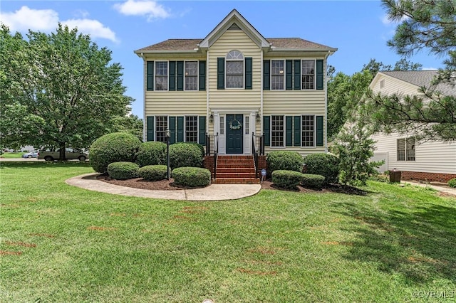 3321 Ceres Rd, Henrico, VA 23294 - colonial-style house featuring a front yard