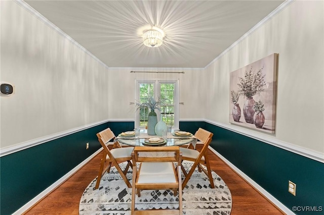 4337 Collingswood Dr, Chesterfield, VA 23832 - dining space with crown molding and wood finished floors
