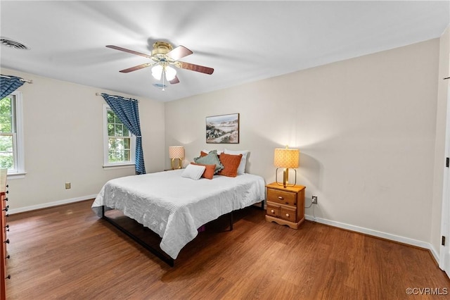 4337 Collingswood Dr, Chesterfield, VA 23832 - bedroom featuring wood finished floors and a ceiling fan