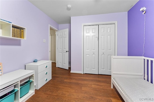 4337 Collingswood Dr, Chesterfield, VA 23832 - unfurnished bedroom featuring dark wood-style flooring and a closet