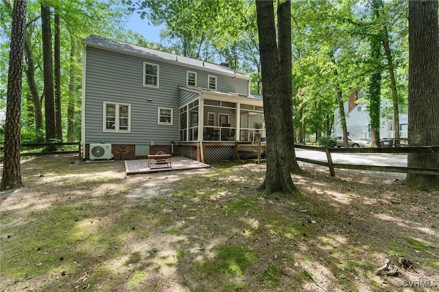 4337 Collingswood Dr, Chesterfield, VA 23832 - back of house with a sunroom and a patio