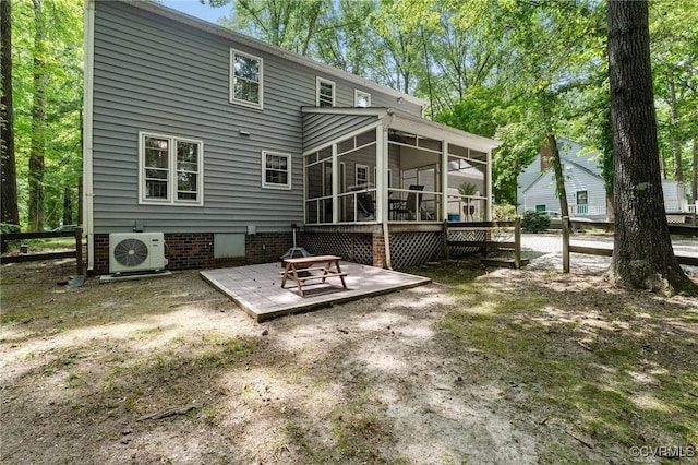 4337 Collingswood Dr, Chesterfield, VA 23832 - back of house featuring a sunroom, a patio area, and crawl space