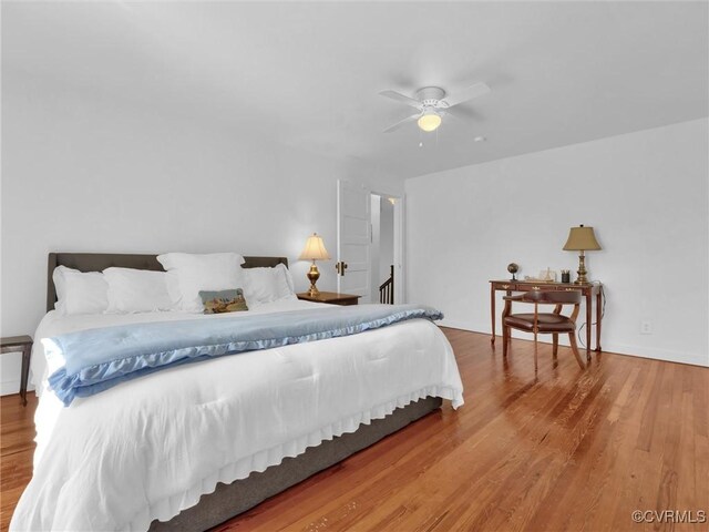 110 Gatewood Ave, Crewe, VA 23930 - bedroom featuring wood finished floors and baseboards