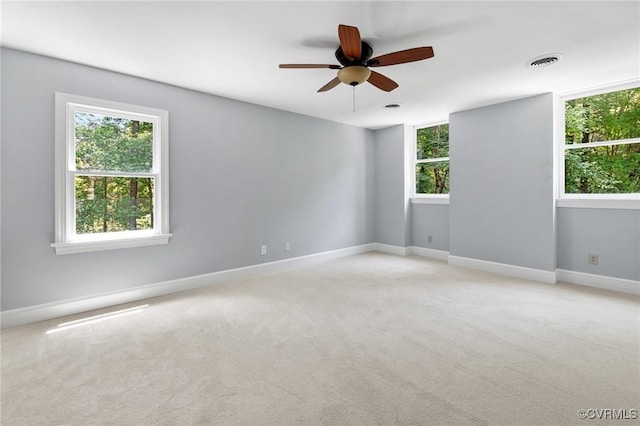 211 Bollingbrook Ct, Chesterfield, VA 23236 - carpeted empty room featuring healthy amount of natural light and ceiling fan