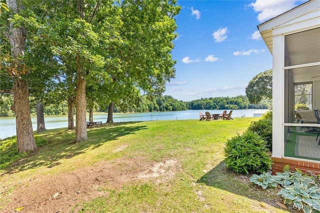 183 Nimcock Rd, Urbanna, VA 23175 - view of green lawn with a water view