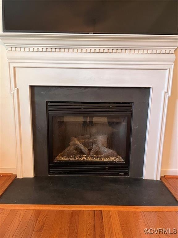 2212 Sara Ann Ct, Aylett, VA 23009 - detailed view of a fireplace with flush hearth