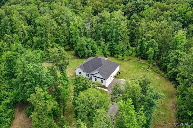 216 Edwin Cir, Aylett, VA 23009 - view from above of property featuring a forest