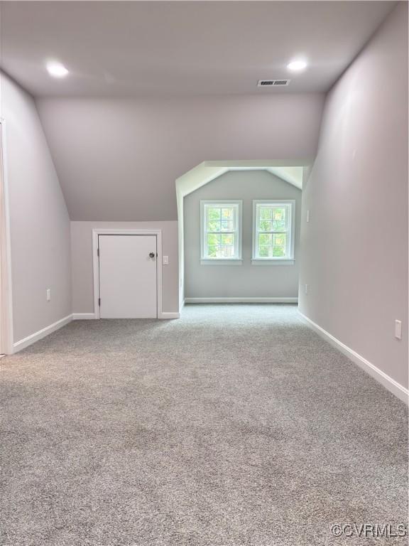 7906 Battlefield Park Rd, Henrico, VA 23231 - bonus room featuring vaulted ceiling and carpet flooring