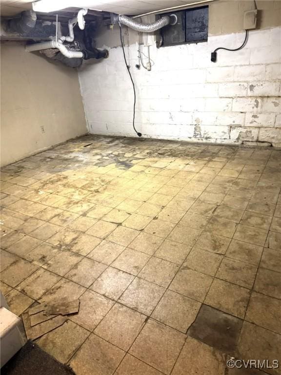 5404 Oak St, North Dinwiddie, VA 23803 - view of unfinished basement