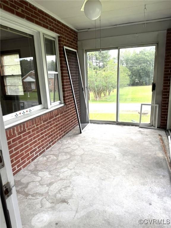 5404 Oak St, North Dinwiddie, VA 23803 - view of unfurnished sunroom