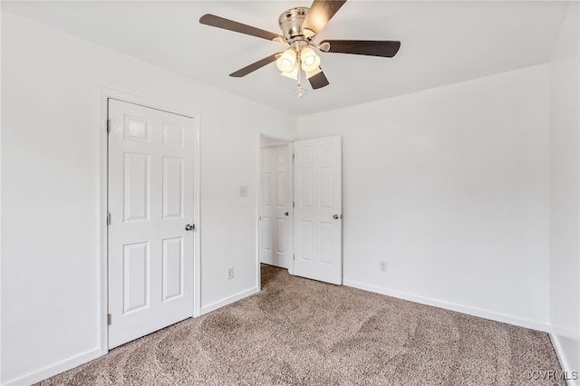6124 Manuel Ct, Chesterfield, VA 23234 - unfurnished bedroom with light carpet, baseboards, and a ceiling fan