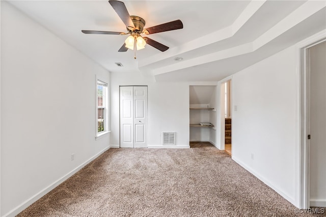 6124 Manuel Ct, Chesterfield, VA 23234 - unfurnished bedroom with carpet flooring, a closet, baseboards, and ceiling fan