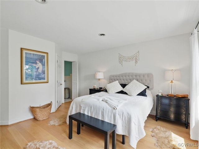 12503 Winchester Green Ct, Henrico, VA 23233 - bedroom with light wood-style floors