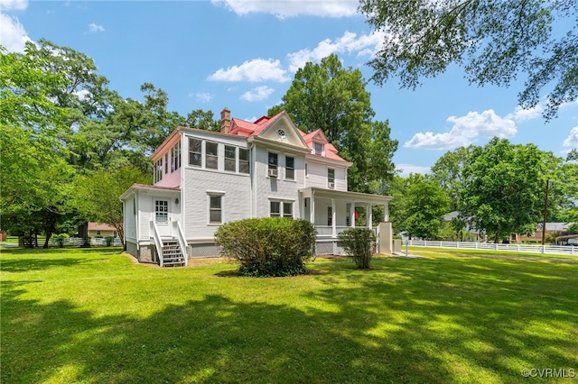 2707 Sherbourne Rd, Chesterfield, VA 23237 - victorian home with a chimney