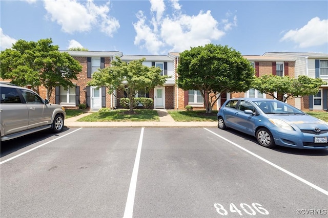 8406 Shannon Green Ct, Henrico, VA 23228 - view of front facade featuring uncovered parking and brick siding