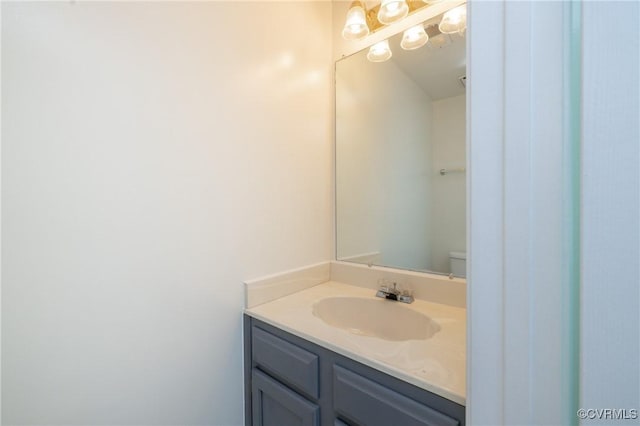 8406 Shannon Green Ct, Henrico, VA 23228 - bathroom featuring vanity and toilet