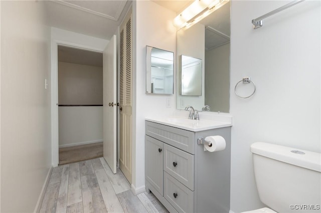 8406 Shannon Green Ct, Henrico, VA 23228 - bathroom featuring vanity and wood finished floors