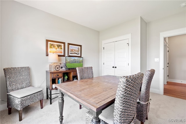 LOT54 Kennington Pkwy N Lot 54, Aylett, VA 23009 - dining space featuring light carpet and baseboards