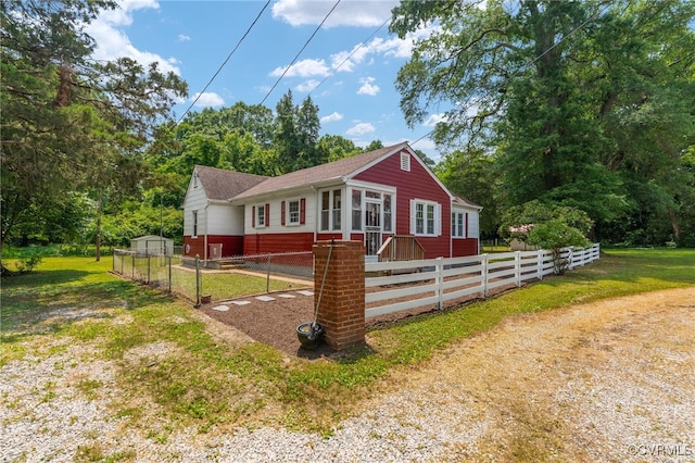6610 St George St, Chesterfield, VA 23237 - single story home featuring a fenced front yard