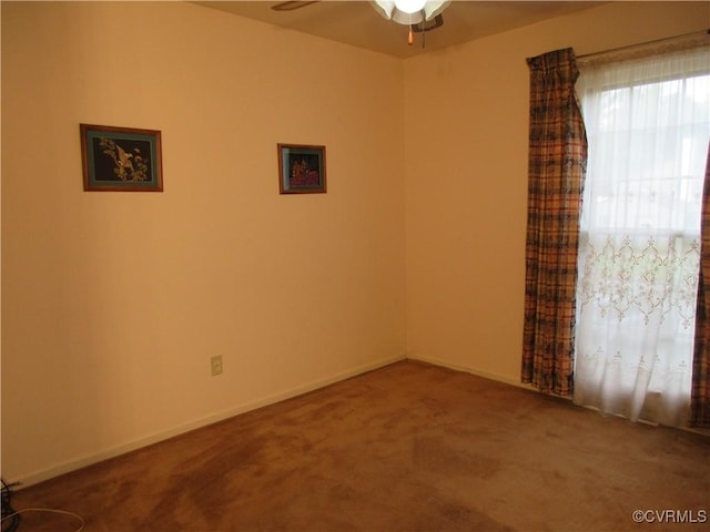 2803 Cannon Rd, Glen Allen, VA 23060 - empty room with ceiling fan and carpet