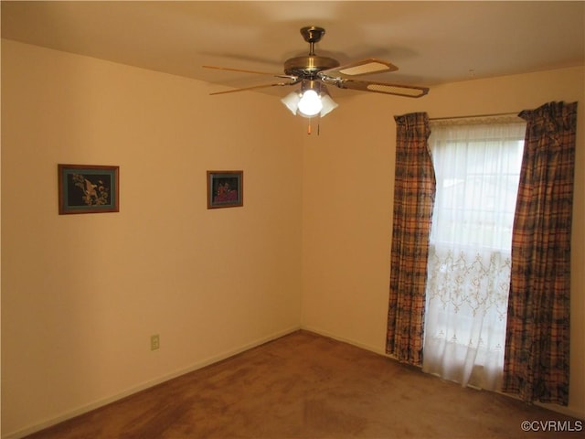 2803 Cannon Rd, Glen Allen, VA 23060 - unfurnished room with ceiling fan and carpet flooring