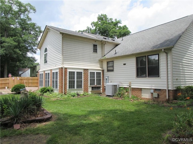 2803 Cannon Rd, Glen Allen, VA 23060 - rear view of house featuring roof with shingles and brick siding
