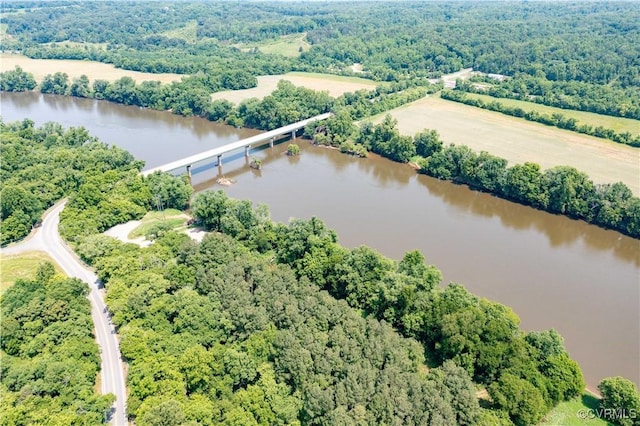 31 Pleasant Run, Cartersville, VA 23027 - bird's eye view of a nearby body of water and a heavily wooded area