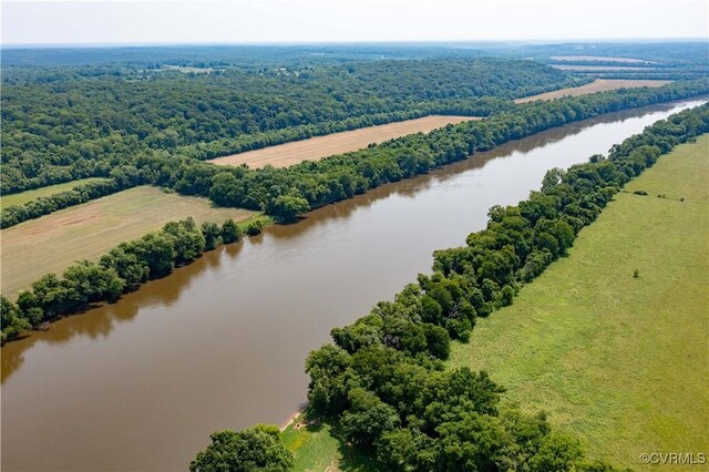 31 Pleasant Run, Cartersville, VA 23027 - bird's eye view of a nearby body of water and a heavily wooded area