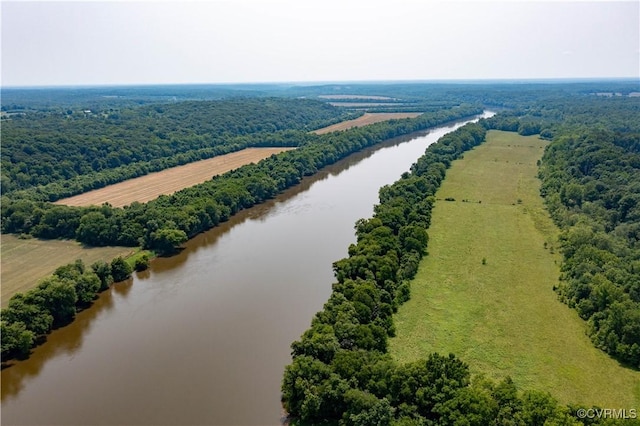 31 Pleasant Run, Cartersville, VA 23027 - aerial view of sparsely populated area with a large body of water and a heavily wooded area