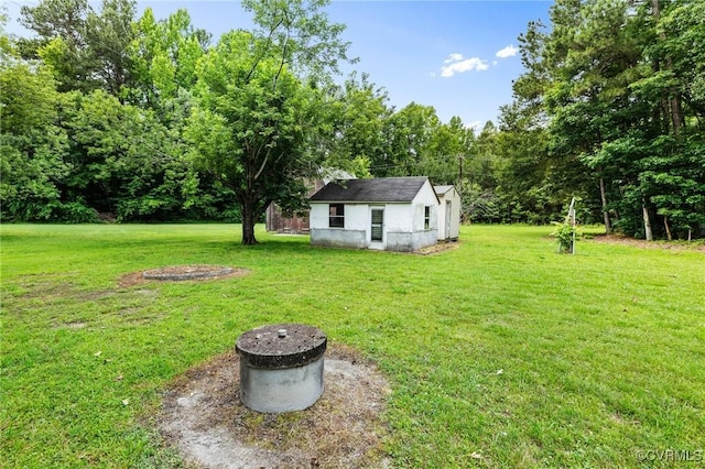 12418 Gravelbrook Rd, South Prince George, VA 23805 - view of grassy yard featuring an outdoor structure