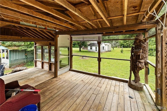 12418 Gravelbrook Rd, South Prince George, VA 23805 - view of unfurnished sunroom