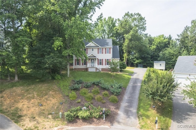 206 Michaux Crossing Ln, Chesterfield, VA 23113 - colonial house featuring a front yard