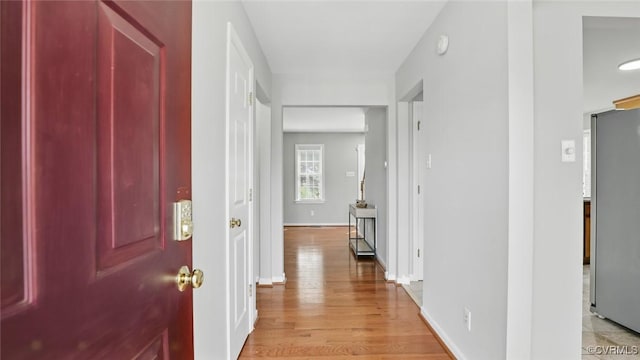 500 Village Gate Dr, Midlothian, VA 23114 - entrance foyer featuring light wood finished floors and baseboards