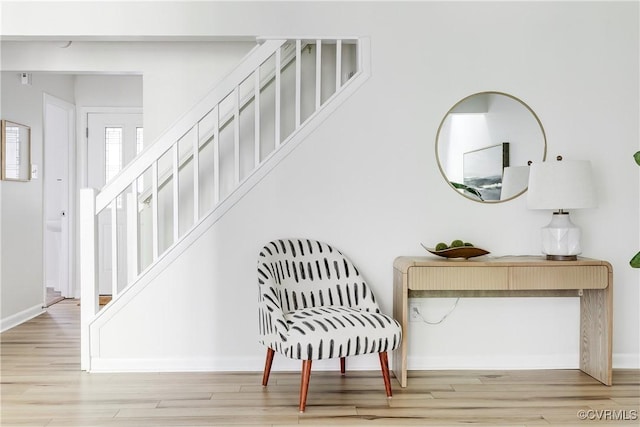 4814 Long Shadow Dr, Chesterfield, VA 23112 - stairway with wood finished floors and baseboards