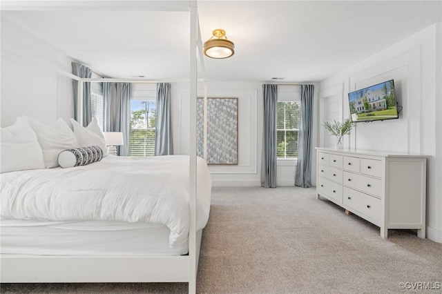 18207 Maple Summit Ct, Moseley, VA 23120 - bedroom featuring multiple windows and light carpet