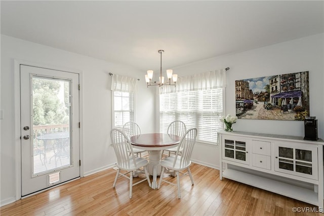 13730 Village View Dr, Midlothian, VA 23114 - dining space featuring a chandelier and light wood-style floors