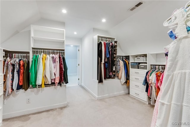 11905 Glen Gary Ct, Henrico, VA 23233 - walk in closet with carpet and lofted ceiling