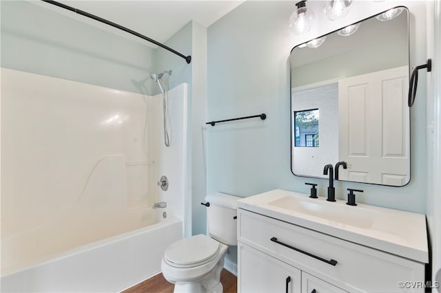 1716 Summit Ave Unit 4, Richmond, VA 23230 - bathroom with vanity, bathtub / shower combination, and wood finished floors
