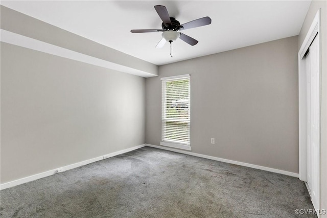 10152 Iron Mill Rd, North Chesterfield, VA 23235 - empty room featuring carpet flooring and a ceiling fan