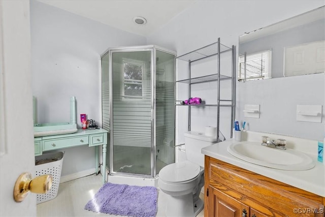 2560 Pin Oak Ct, Colonial Heights, VA 23834 - bathroom featuring a shower stall and vanity