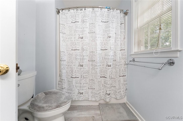 15619 Winding Ash Dr, Chesterfield, VA 23832 - bathroom featuring toilet and shower / bath combo