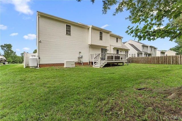 15619 Winding Ash Dr, Chesterfield, VA 23832 - rear view of property featuring a deck