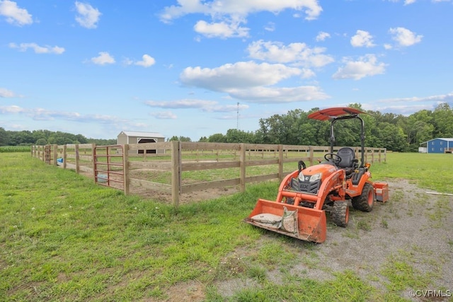 9530 Dabneys Mill Rd, Manquin, VA 23106 - view of yard featuring a view of rural / pastoral area and an outdoor structure