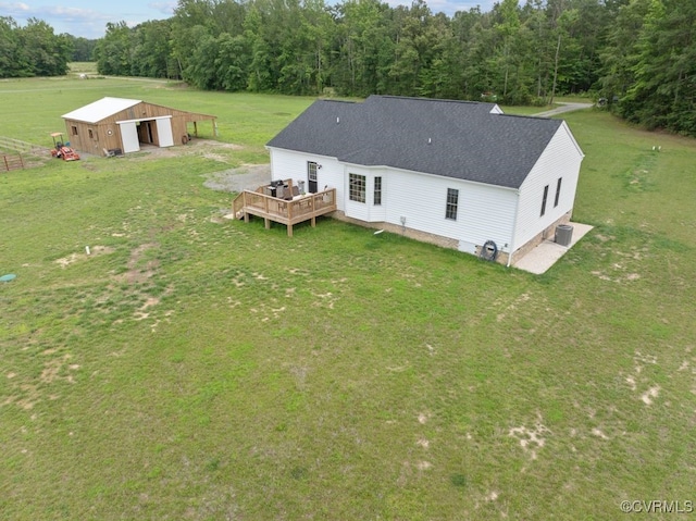 9530 Dabneys Mill Rd, Manquin, VA 23106 - view from above of property