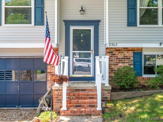 8507 Spruce Pine Dr, North Chesterfield, VA 23235 - view of exterior entry featuring brick siding