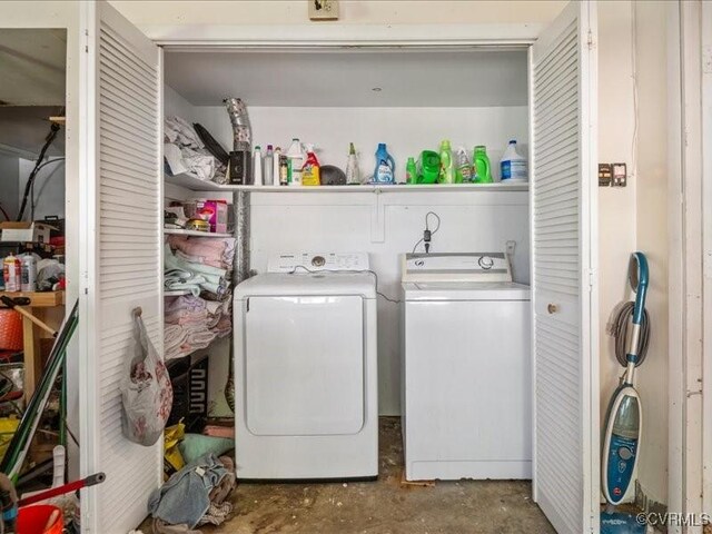 8507 Spruce Pine Dr, North Chesterfield, VA 23235 - laundry area featuring washer and dryer