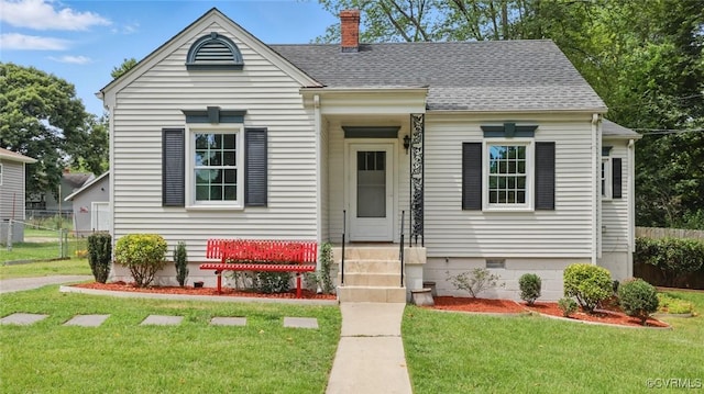 2702 Pate Ave, Chesterfield, VA 23234 - bungalow with a chimney, a shingled roof, and crawl space