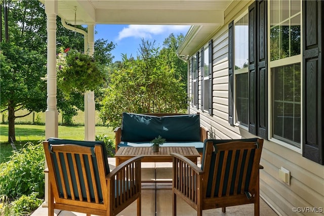 201 School Rd, Dillwyn, VA 23936 - wooden porch with a lawn
